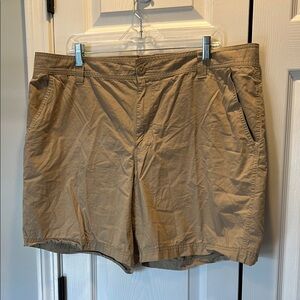 Tan Lightweight Casual Shorts